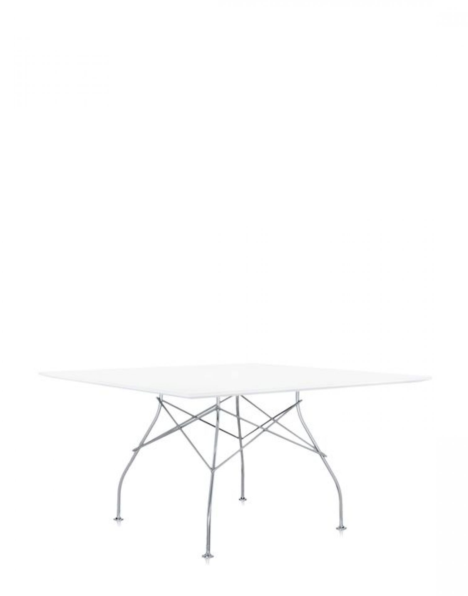 Glossy Tisch - quadratisch Kartell
